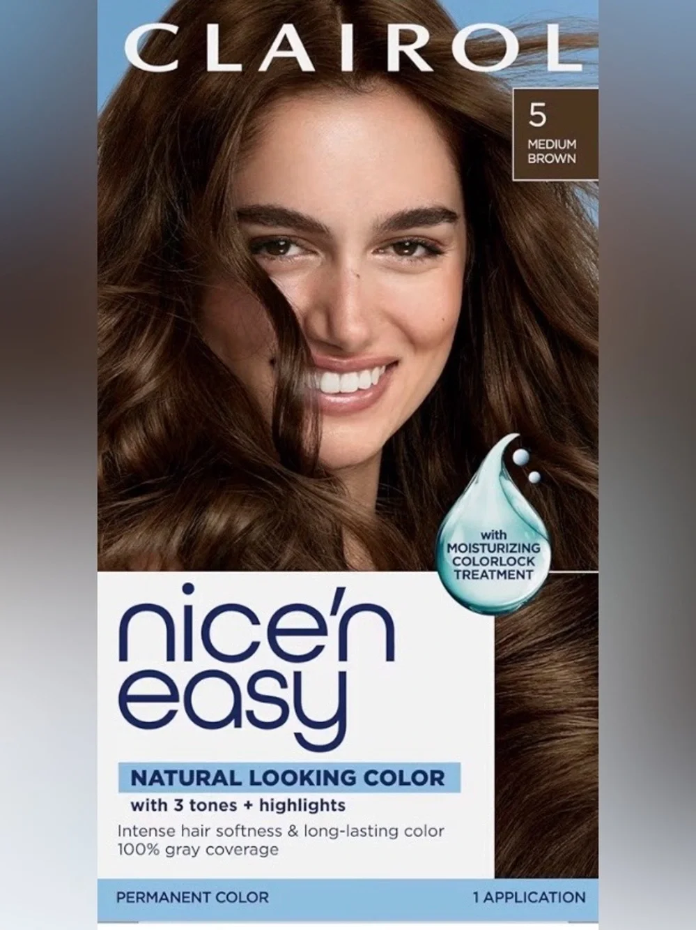Clairol Nice’n Easy Medium Brown #5 Hair Color - 4-Pack *Free Shipping